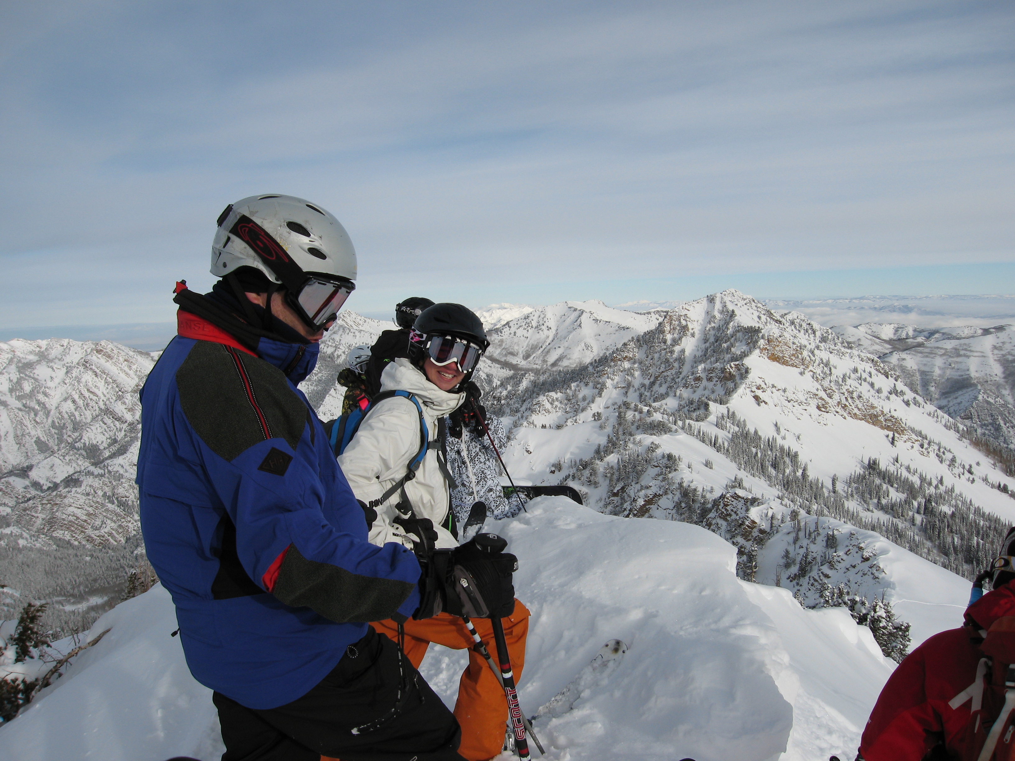 Right after the heli dropped us, gettin ready for run one