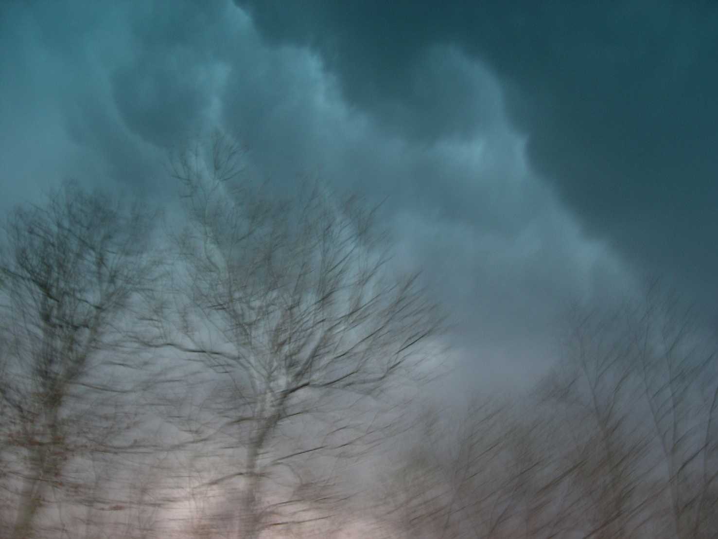 Right as the storm was about to move in.