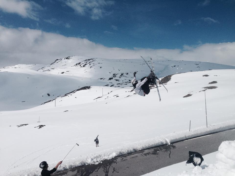 Road gap in Jotunheimen 