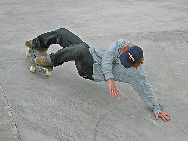 Rob going old school! haha that was sick!