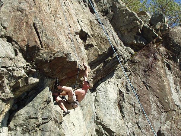 Rock climbing