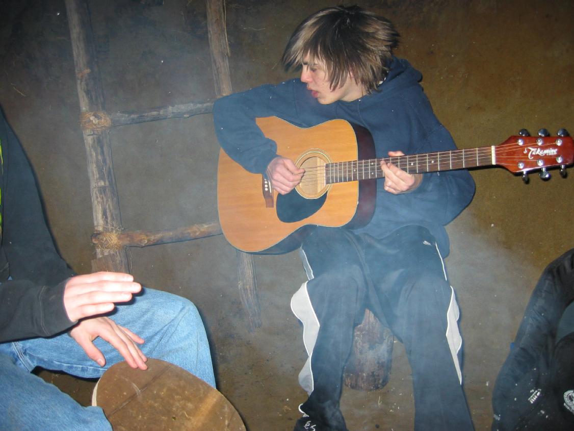 Rocking Out In "The Hut"