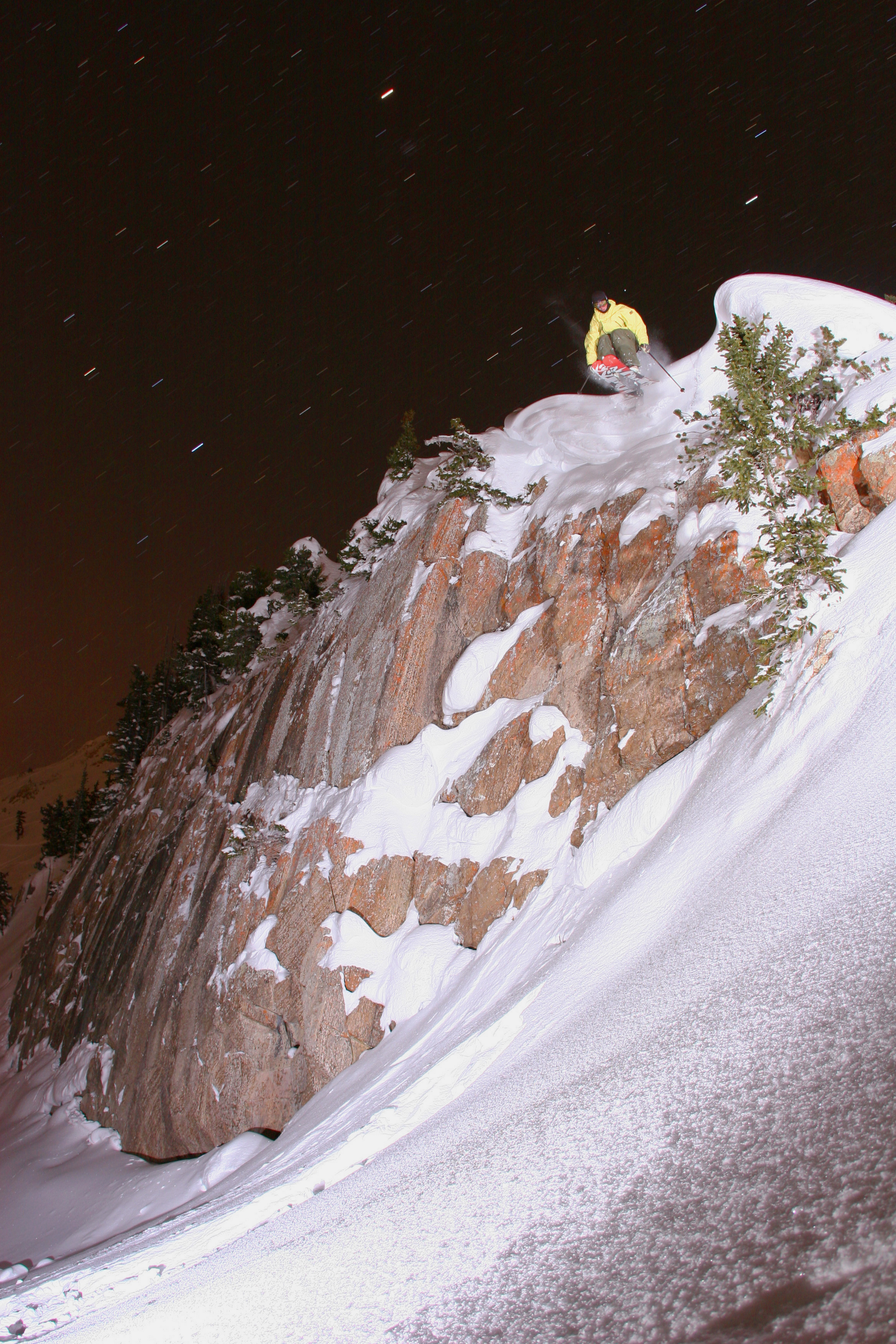 Rocky Point Night Cliff