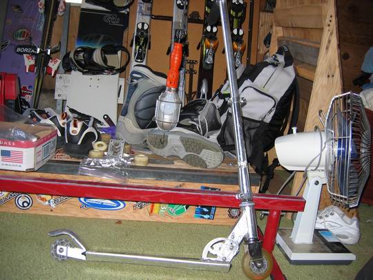 Rode my Scooter to Death, look at the back wheel...