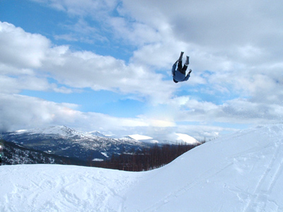 Rodeo 7 on snowblades. Yes, I'm going to buy skies.