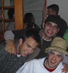 Rookie Raf Monton some of the crew