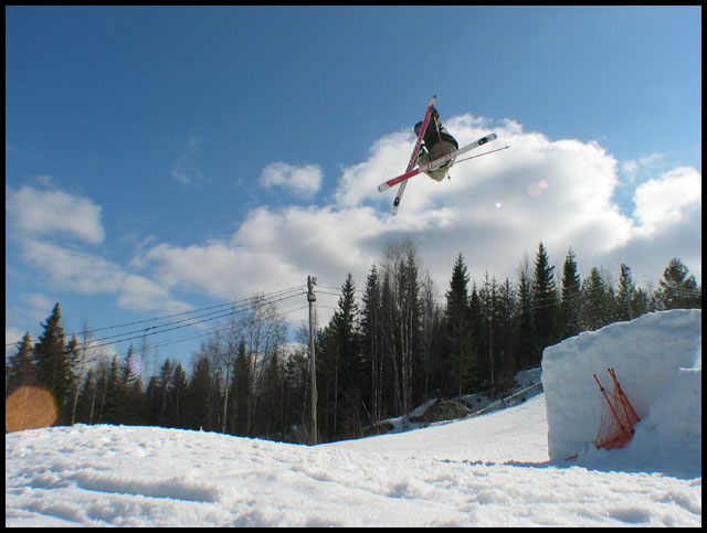 rotated five and almost blunted it