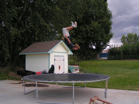 rotating out of a back