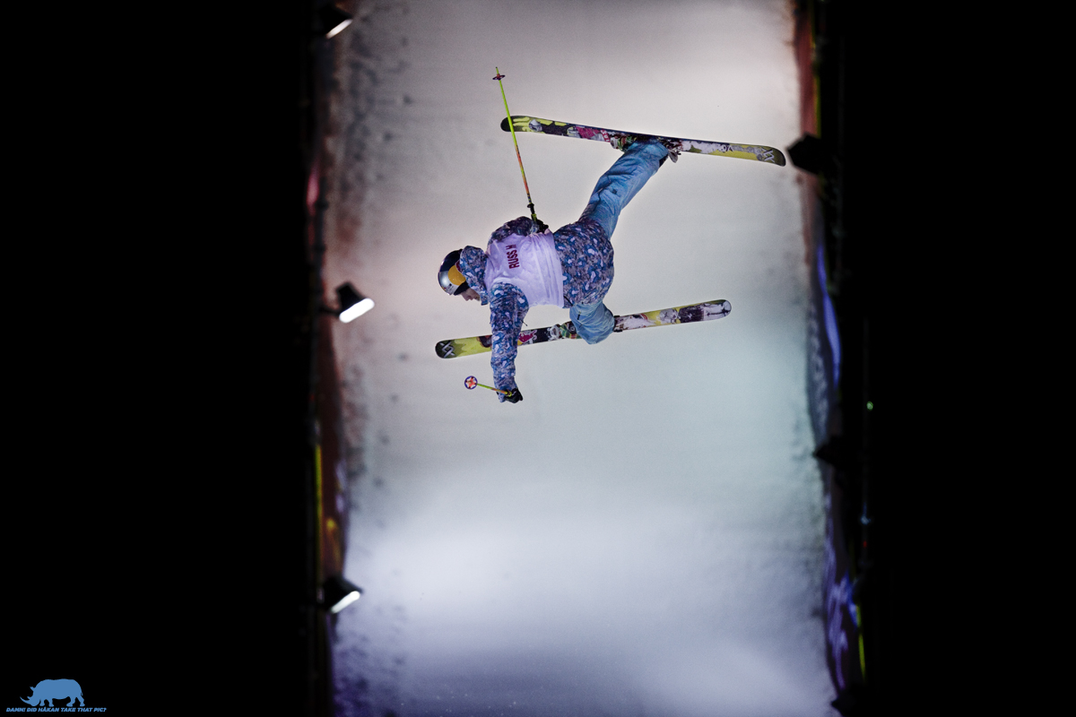 Russ Henshaw training for the King of Style comp