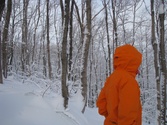 Ryan scouting a line