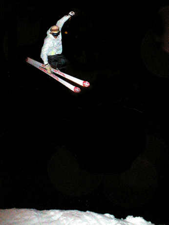 Ryan with a pole in one hand and a cast on the other!!!