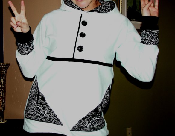 S.A.P.'s homemade hoodie