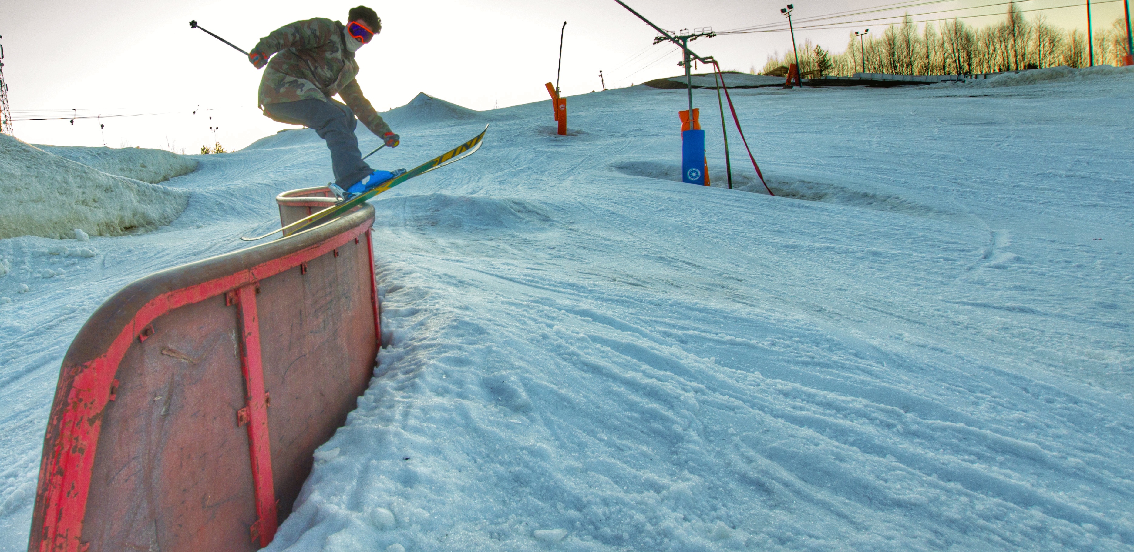 s rail at serena ski