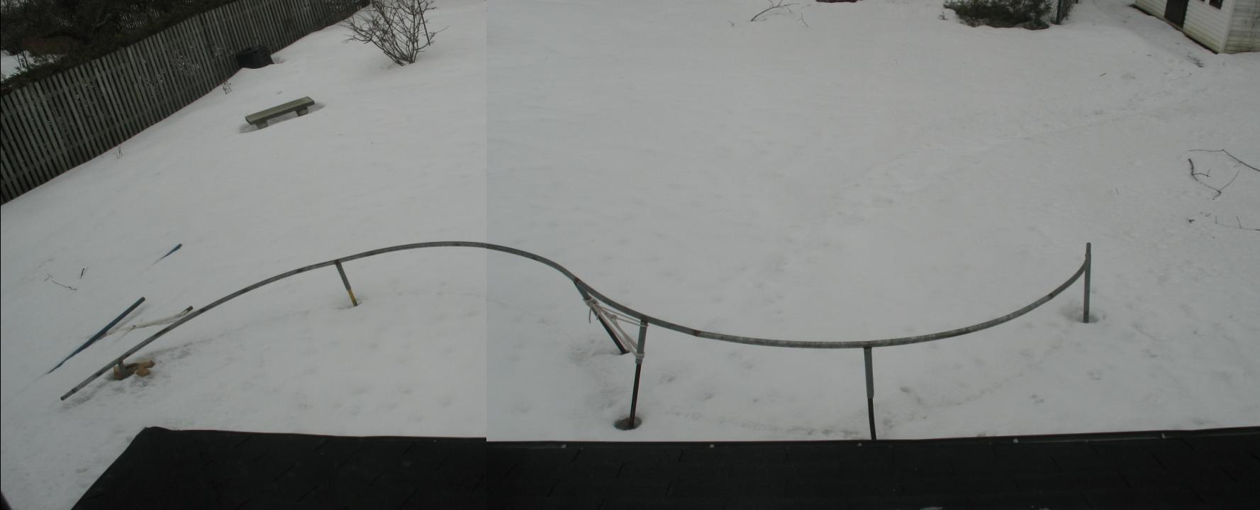 S-rail backyard set-up, 48ft