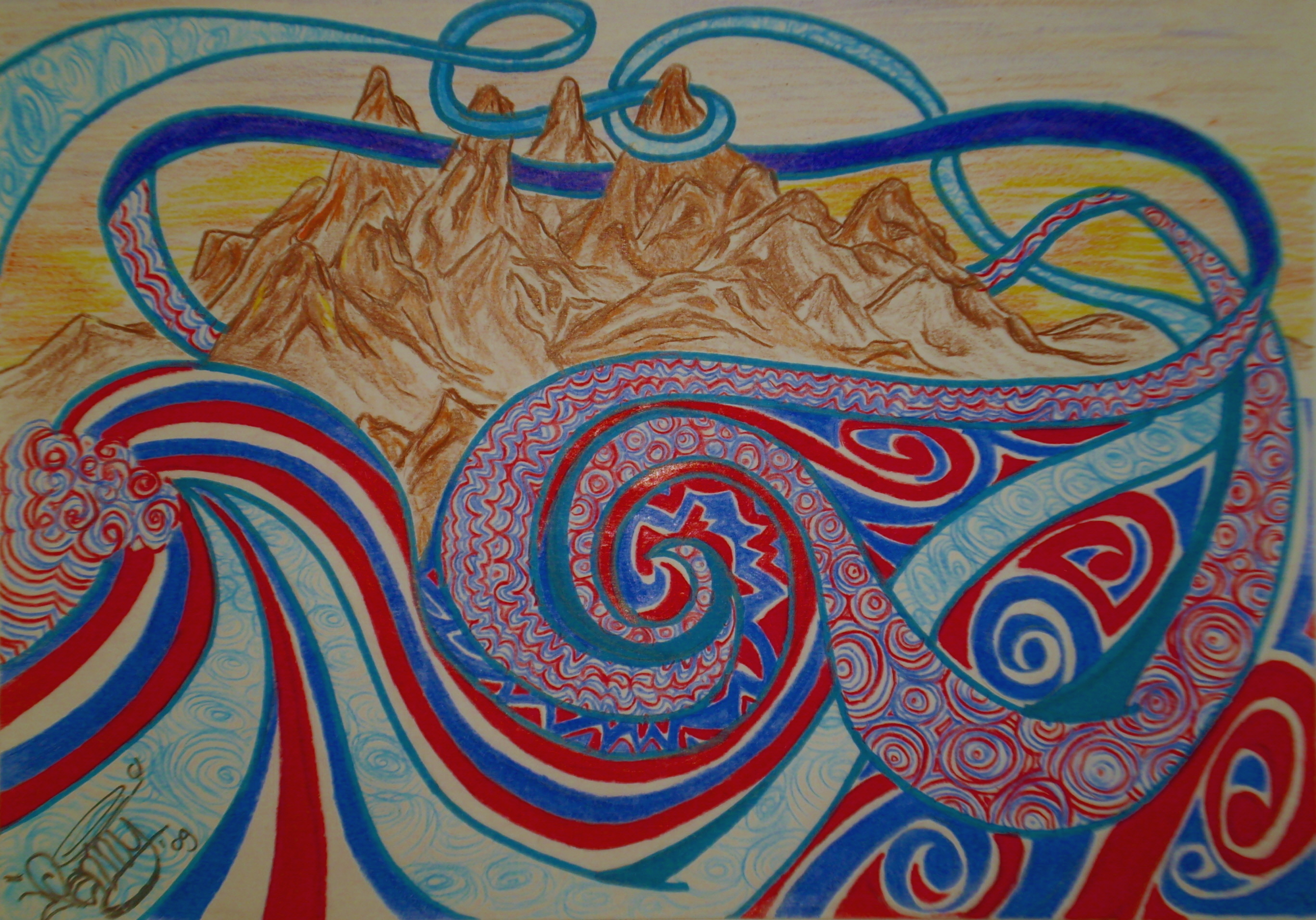 Sad mountains and crazy stuff