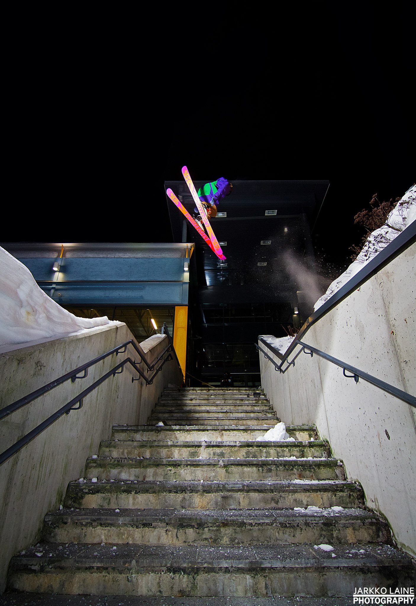 Safety 5 over stairset