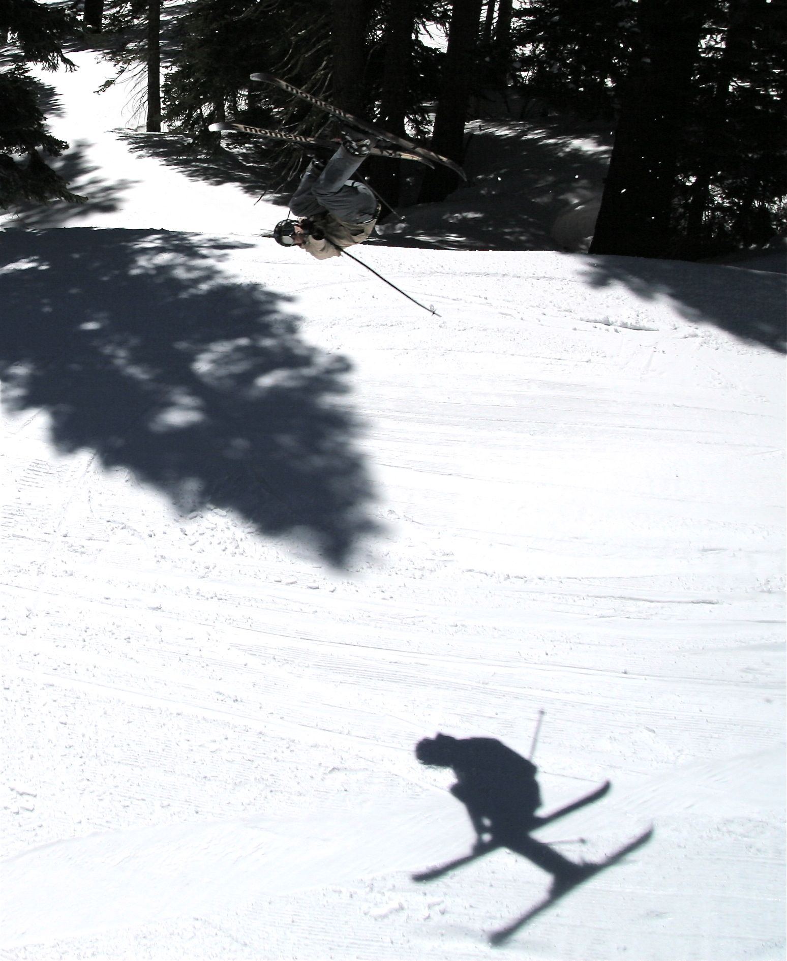 Safety Underflip, Another cool shadow shot...