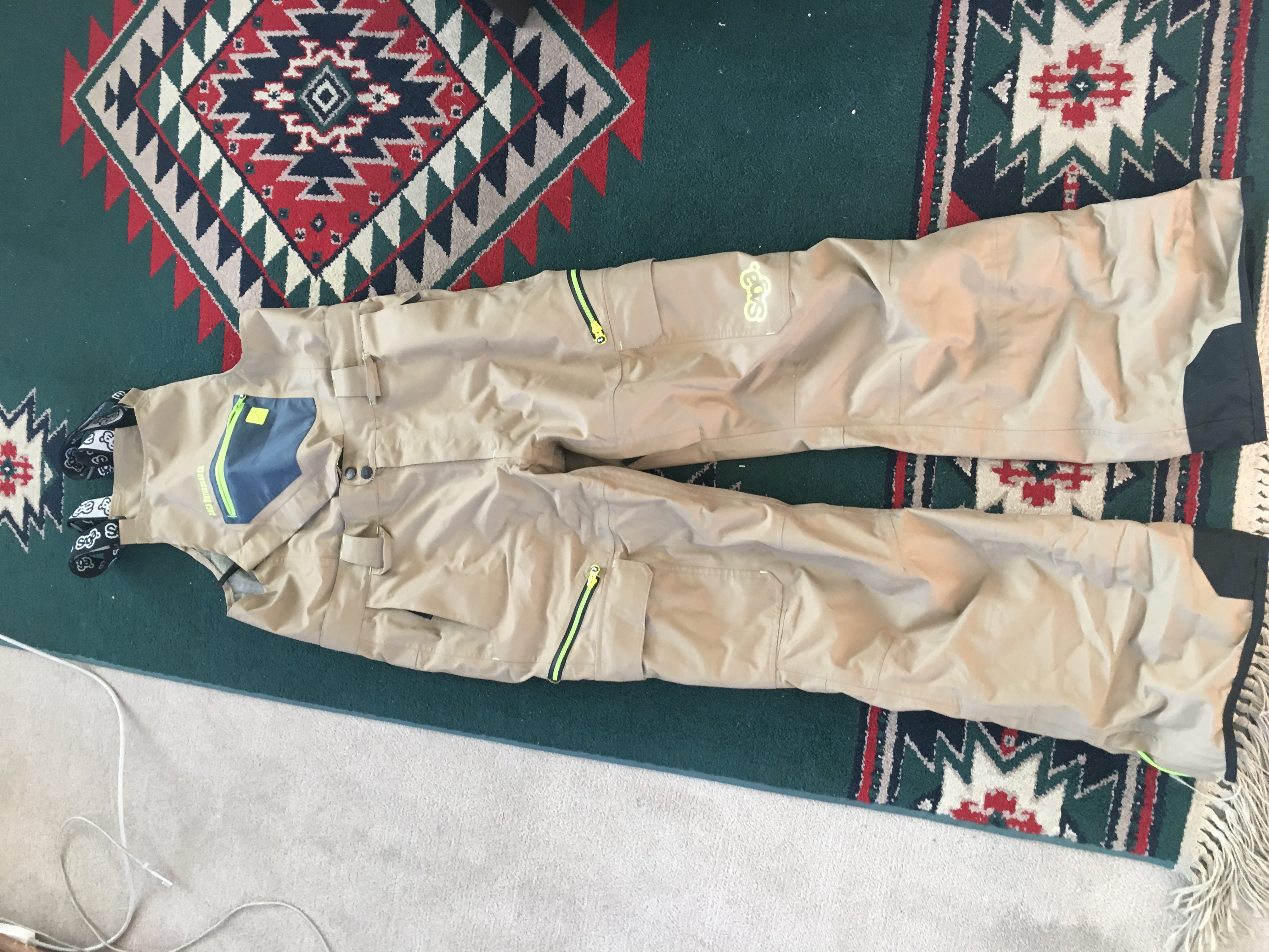 Saga 3L Monarch Pants-Khaki-Large
