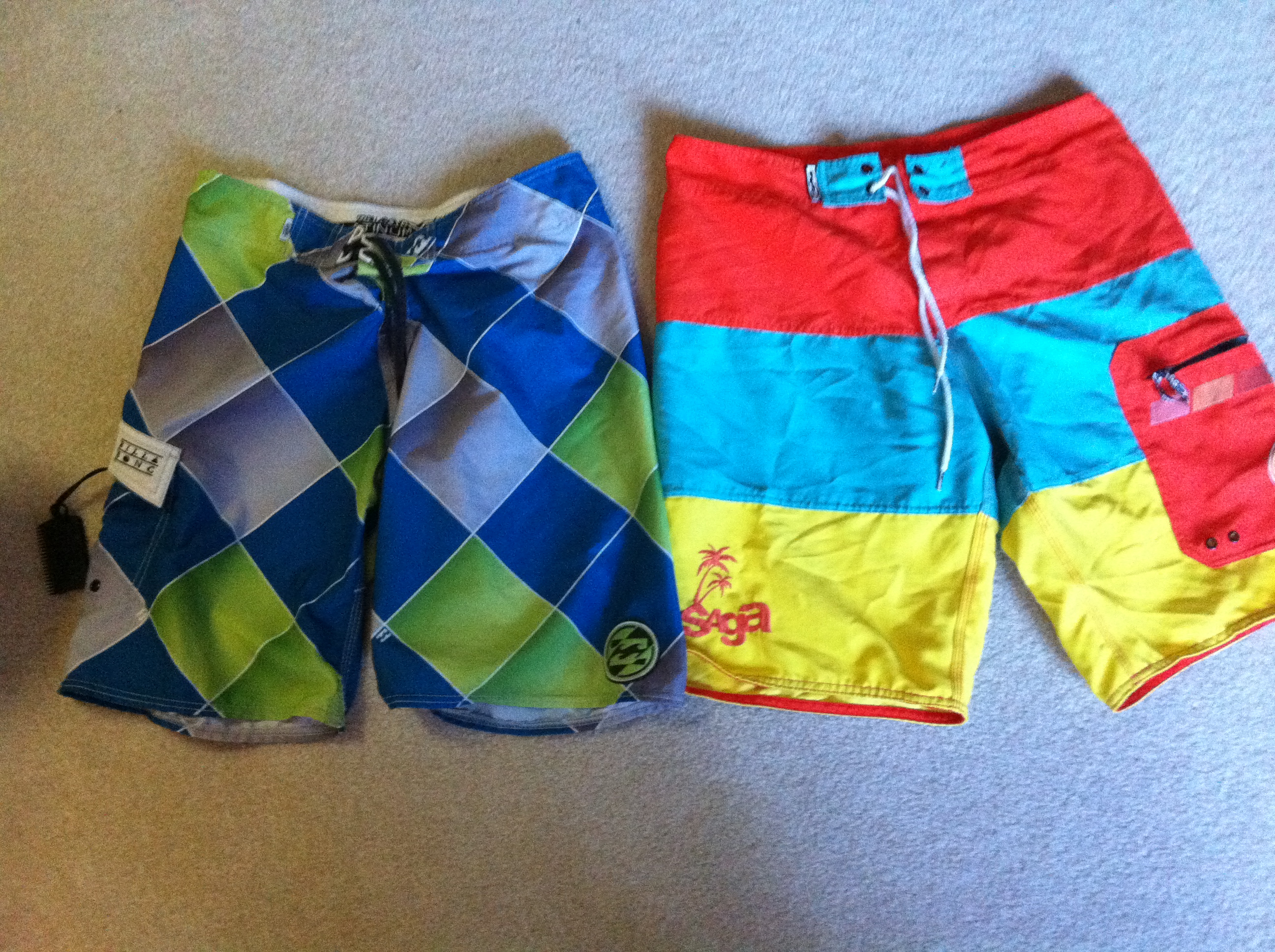 Saga board shorts 32 billabong 31