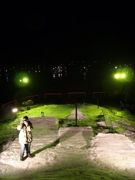 Saint Michael's College Rail Jam Set up 1