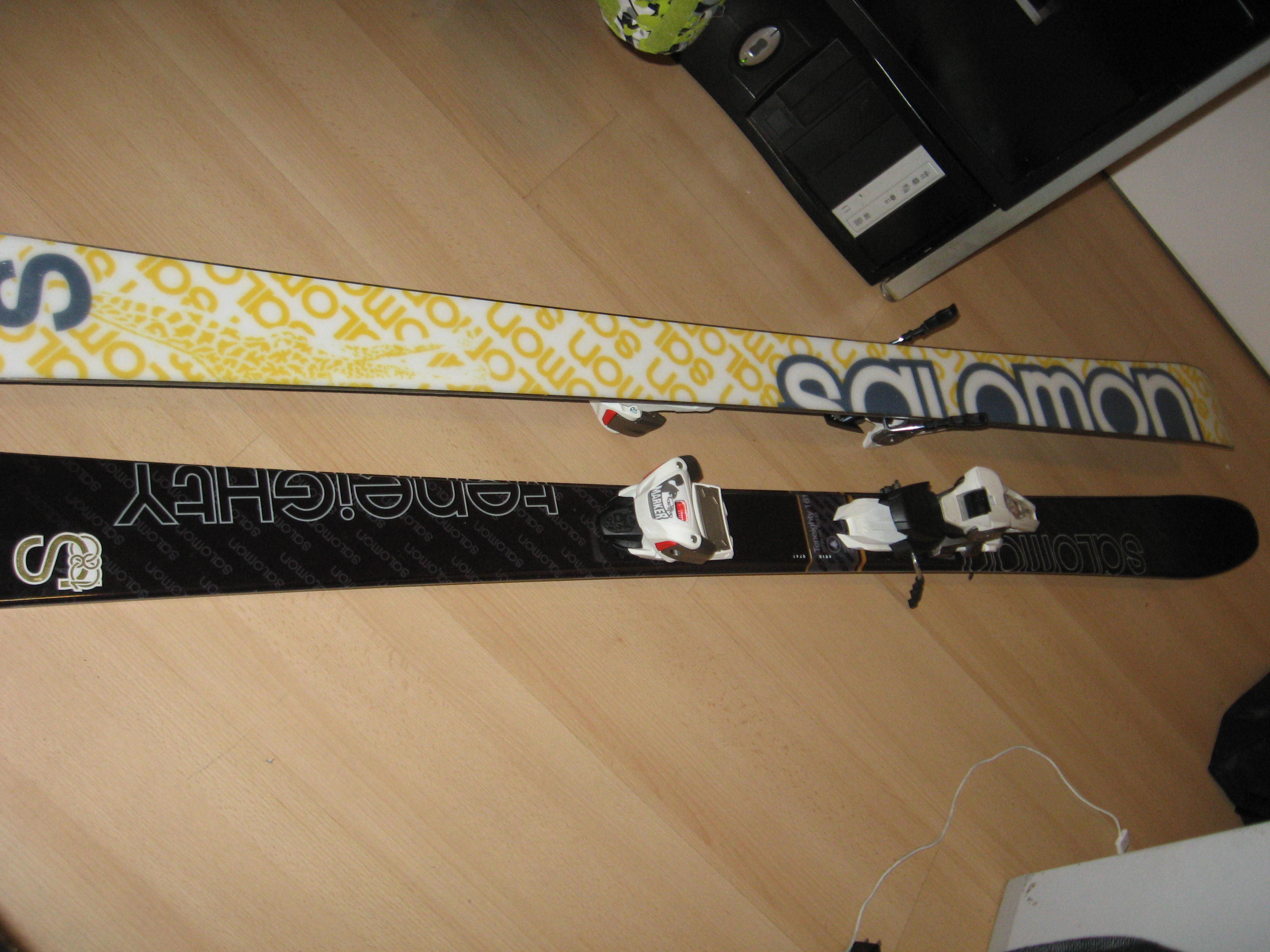 Salomon 1080 woodcore with Marker Griffon