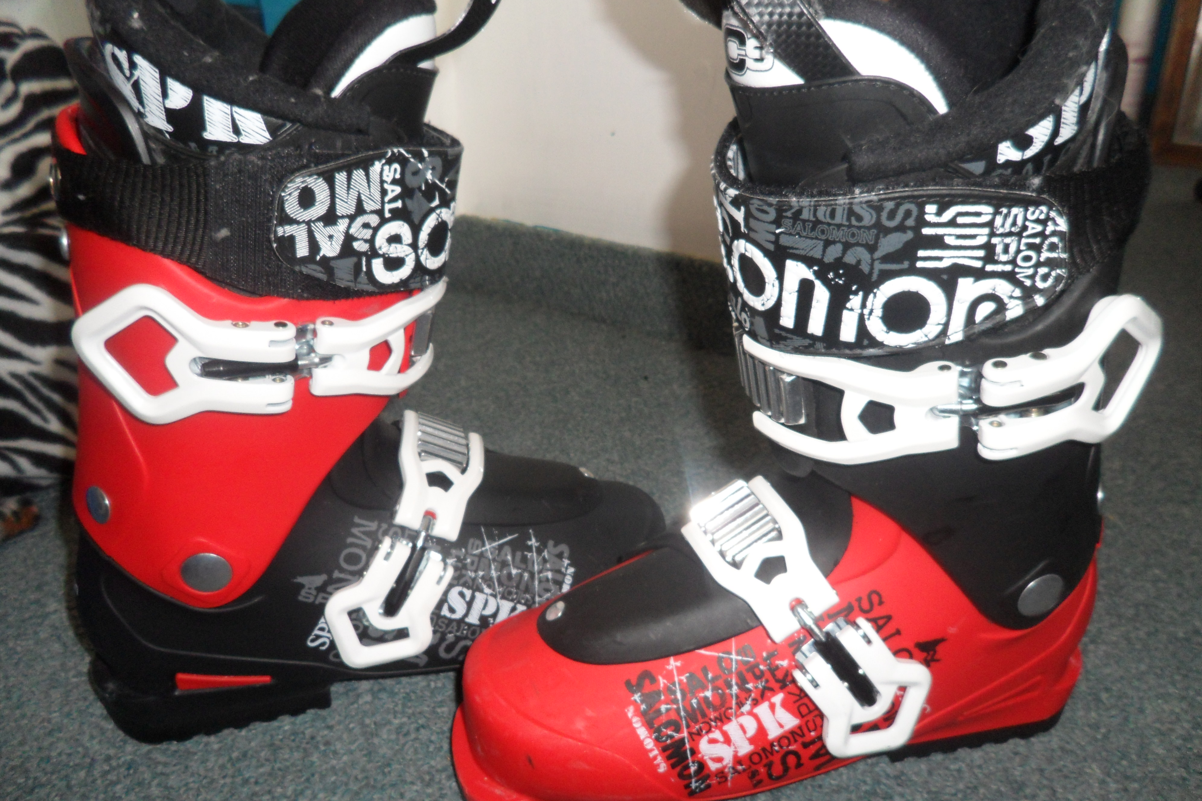 Salomon SPK Red Boots