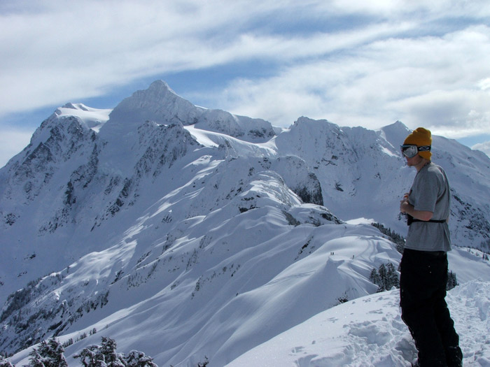 Sam enjoying a smoothie