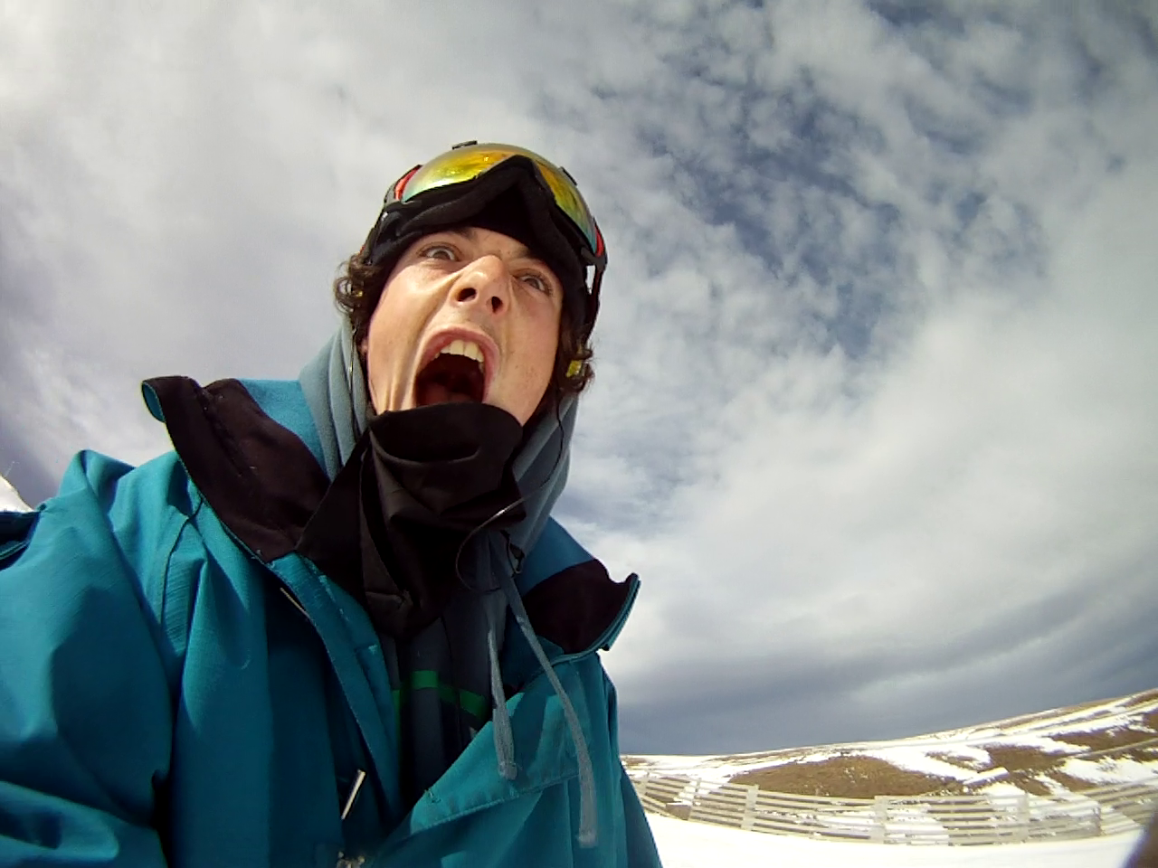 Sam getting way to excited.