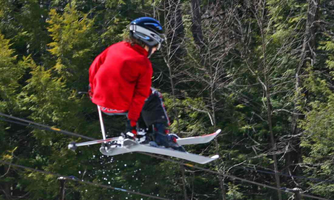 Sam makes jumps look big