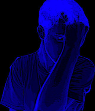 Same as my previous one, but blue coz some dude asked to see what it'd look like