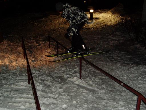 same rail but night session