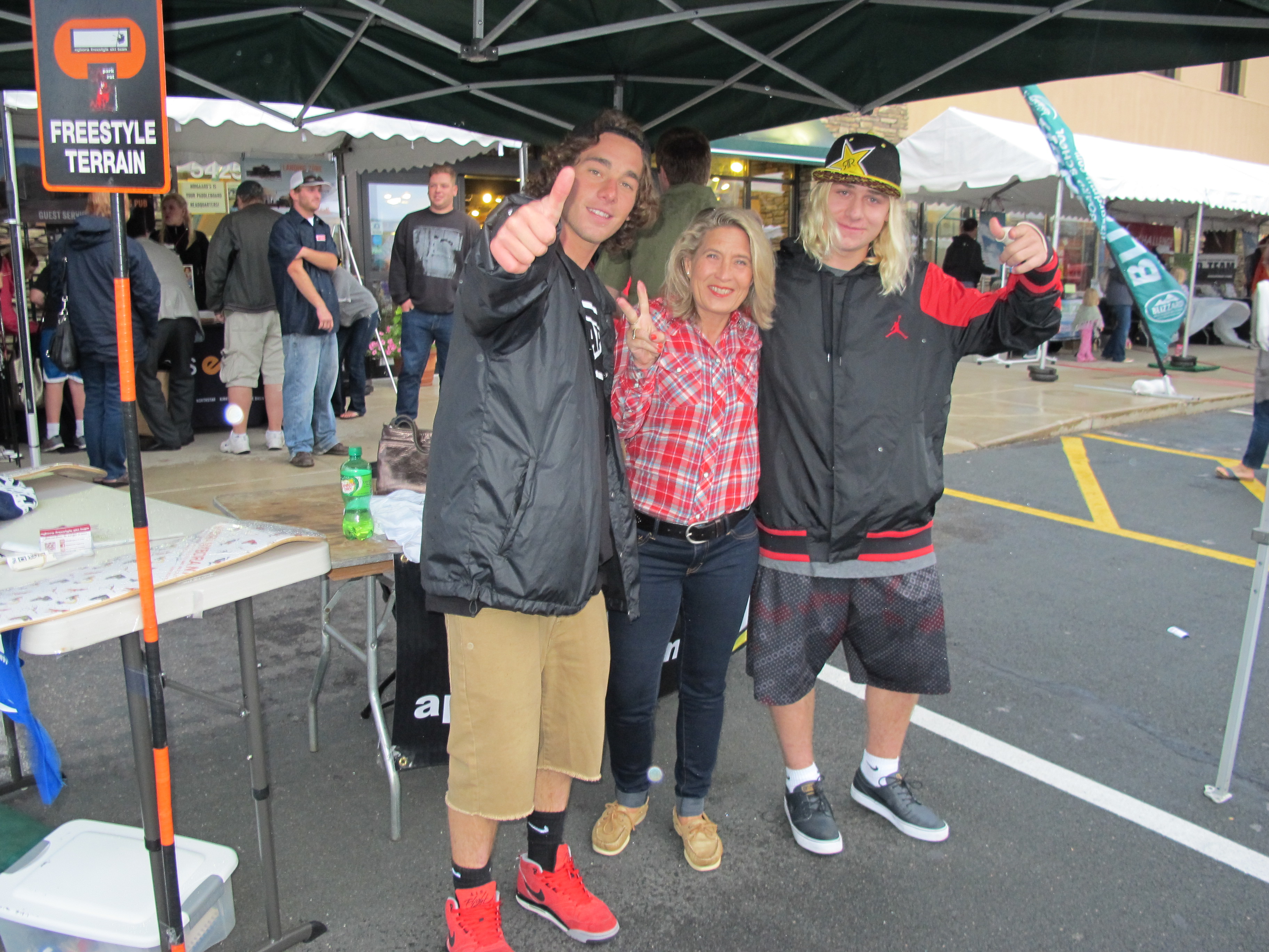 Sammy Carlson and Willie Borm