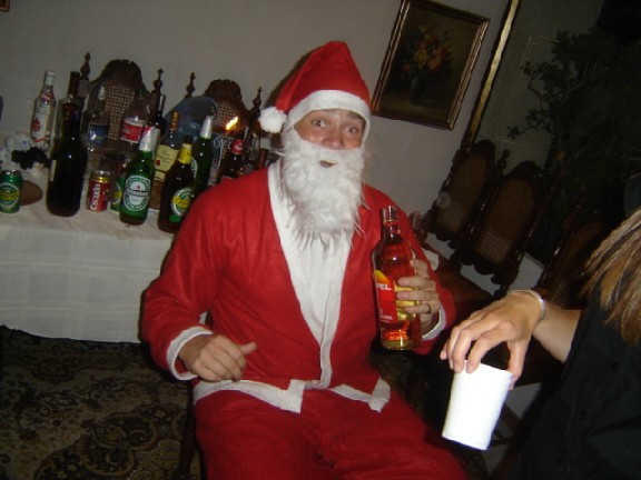 Santa Likes Pisco...Yum