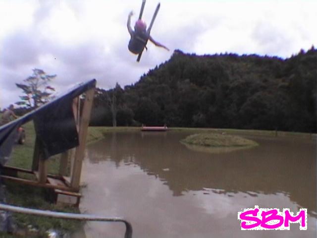 SBM hittin the water ramp