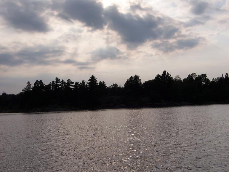 Sccattered Clouds on the Georgian Bay