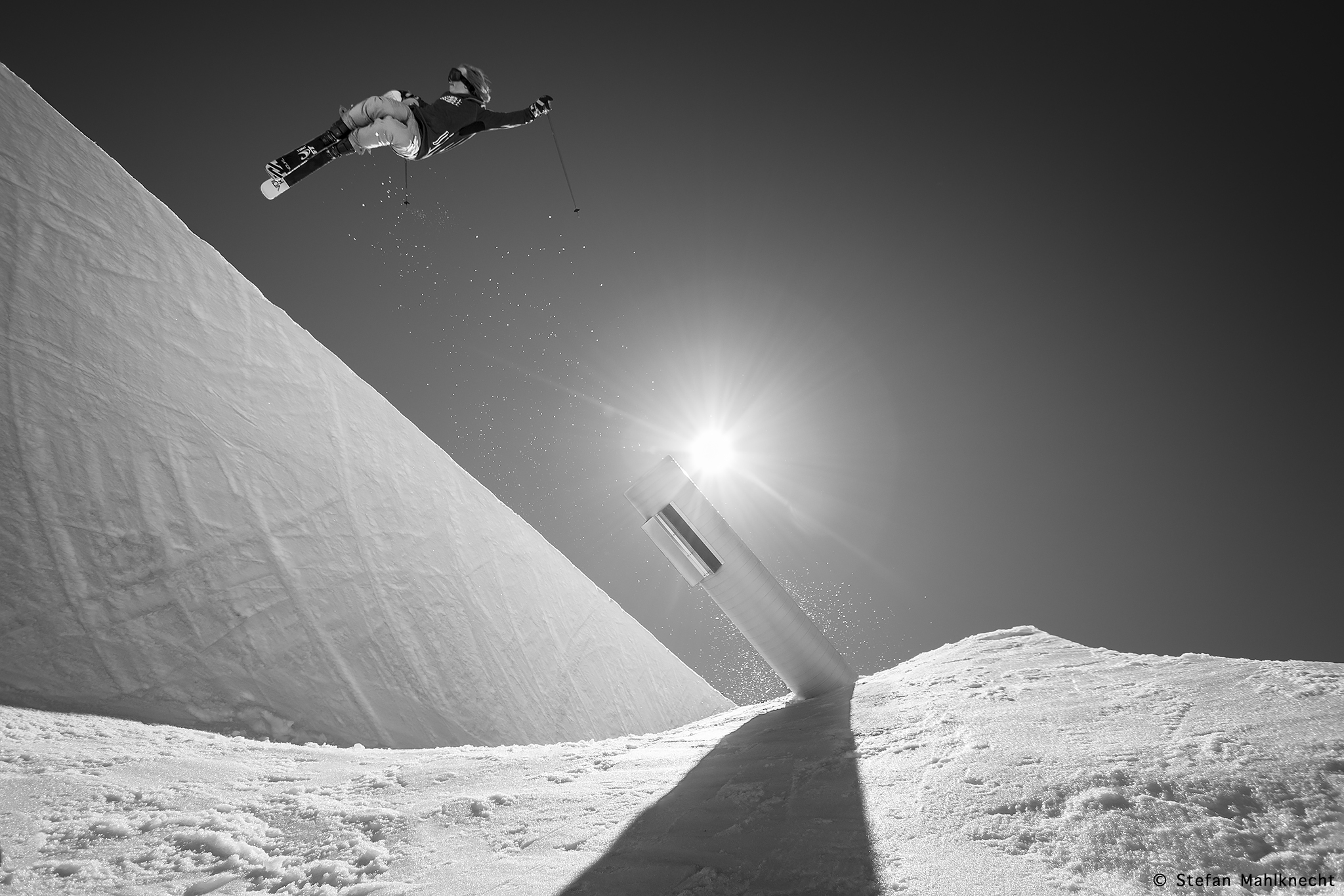 Schwanzgriff in der Halbröhre