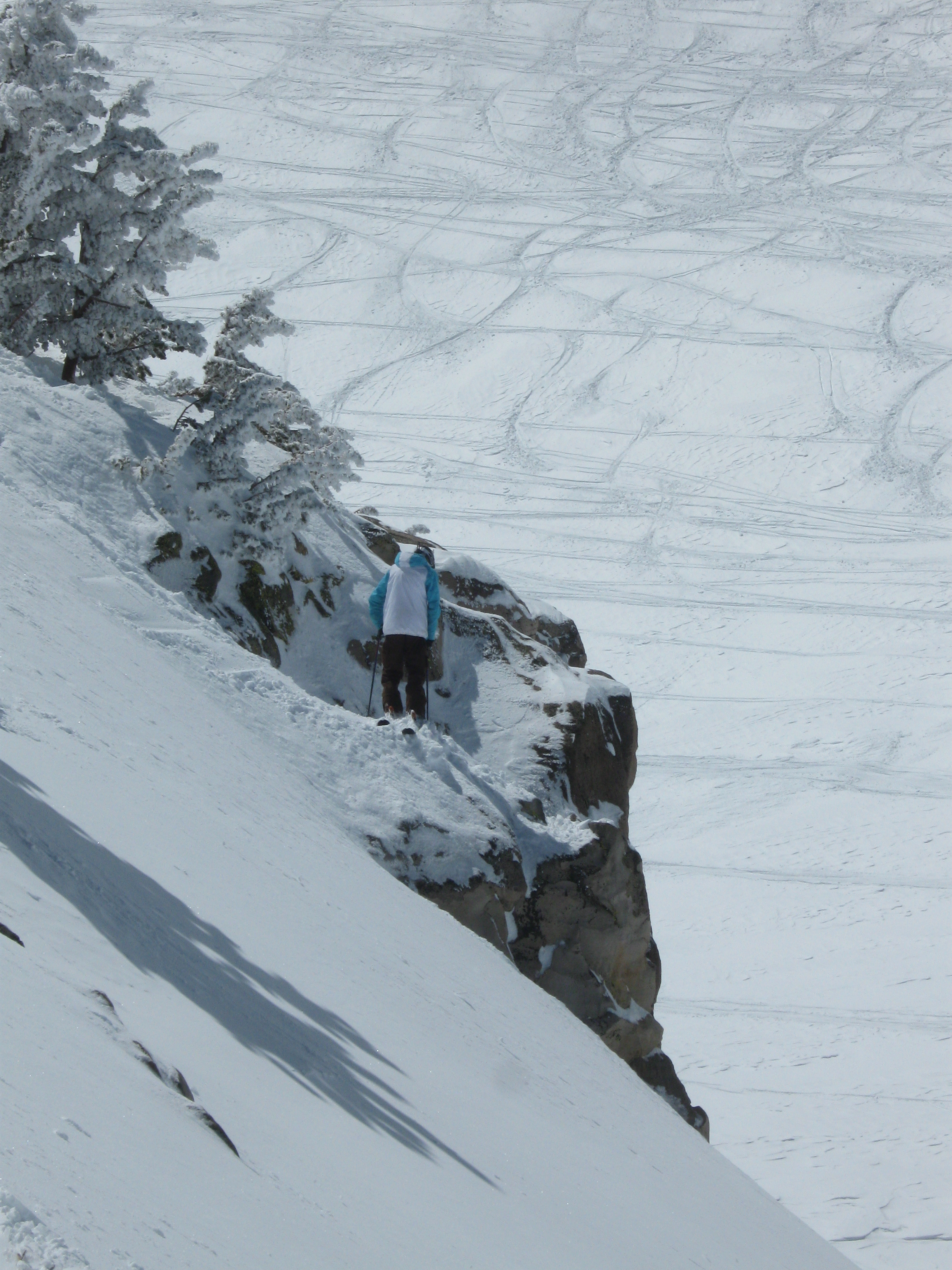 Scoping out the cliff