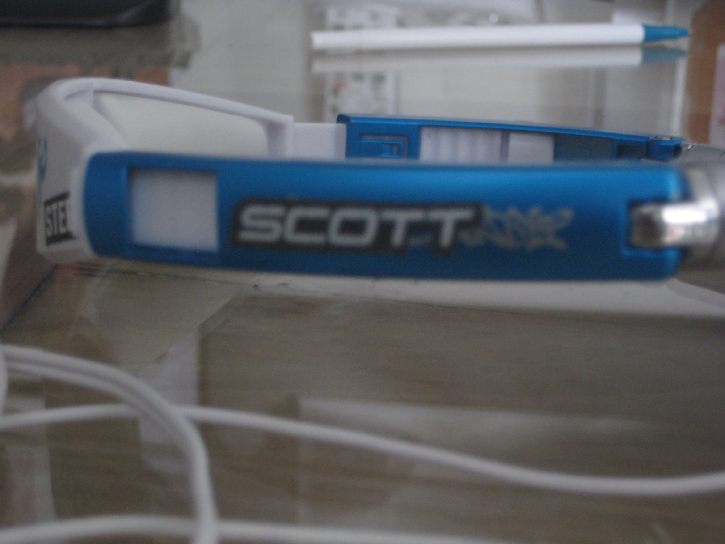 Scott sticker that can be removed