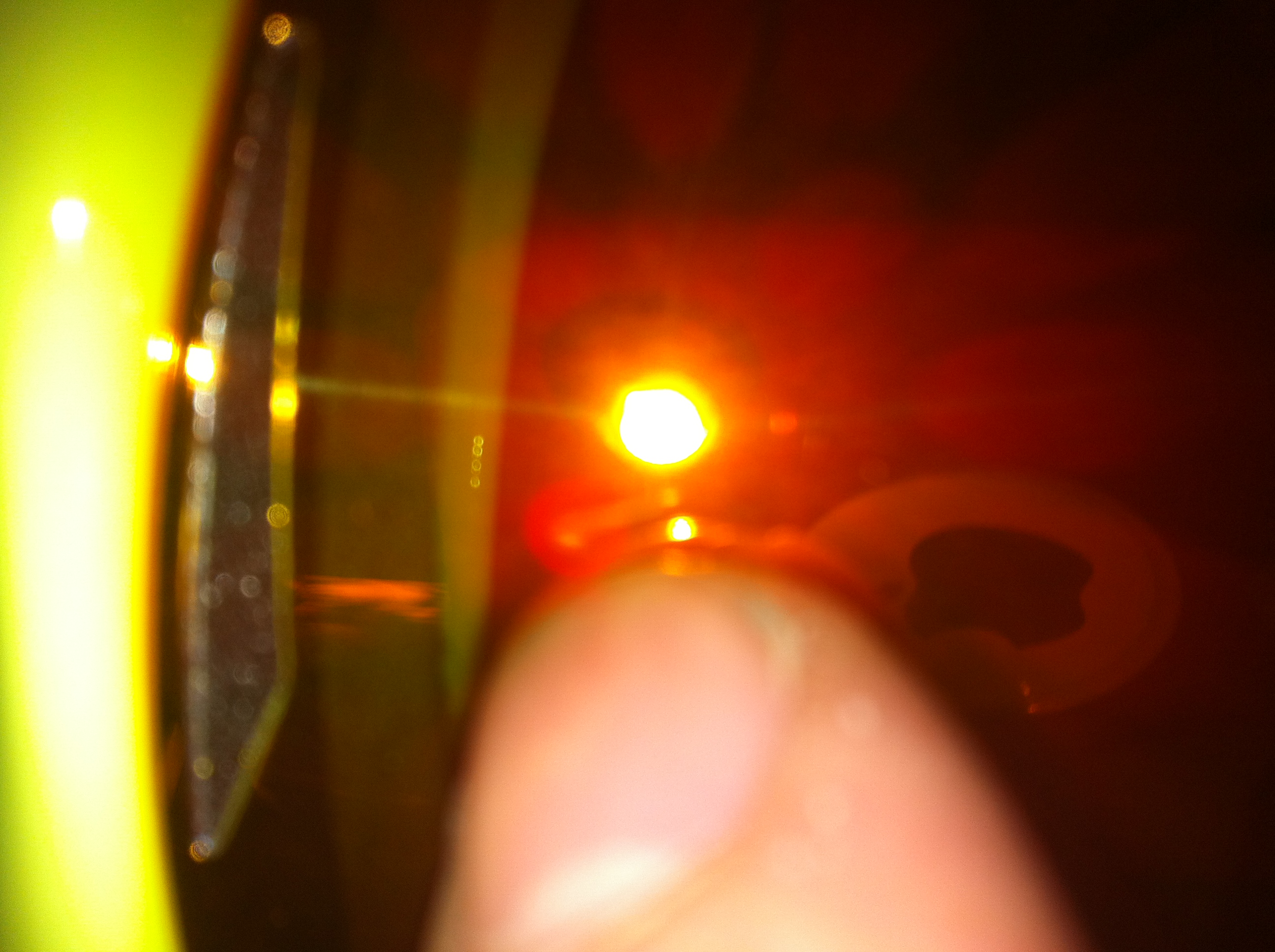 scratch on lense