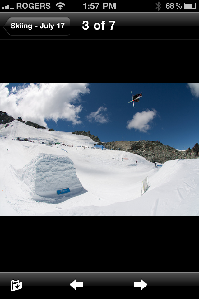 Screen Grab from the Camp of Champions App for Apple and Andoid devices