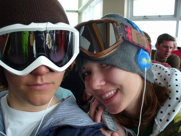 Sean and i havin a good time