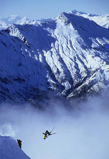 Seb Michaud in the Freeride Day