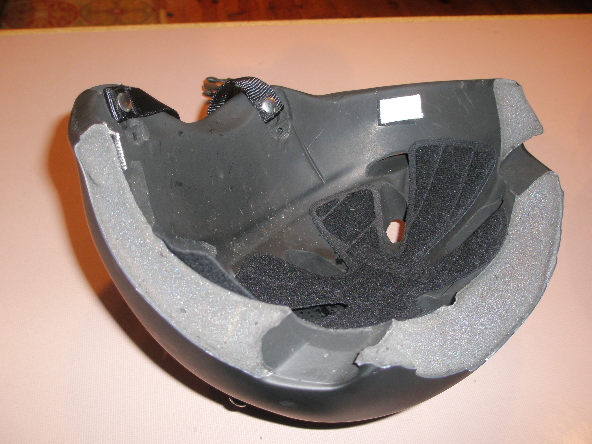 Second half of helmet