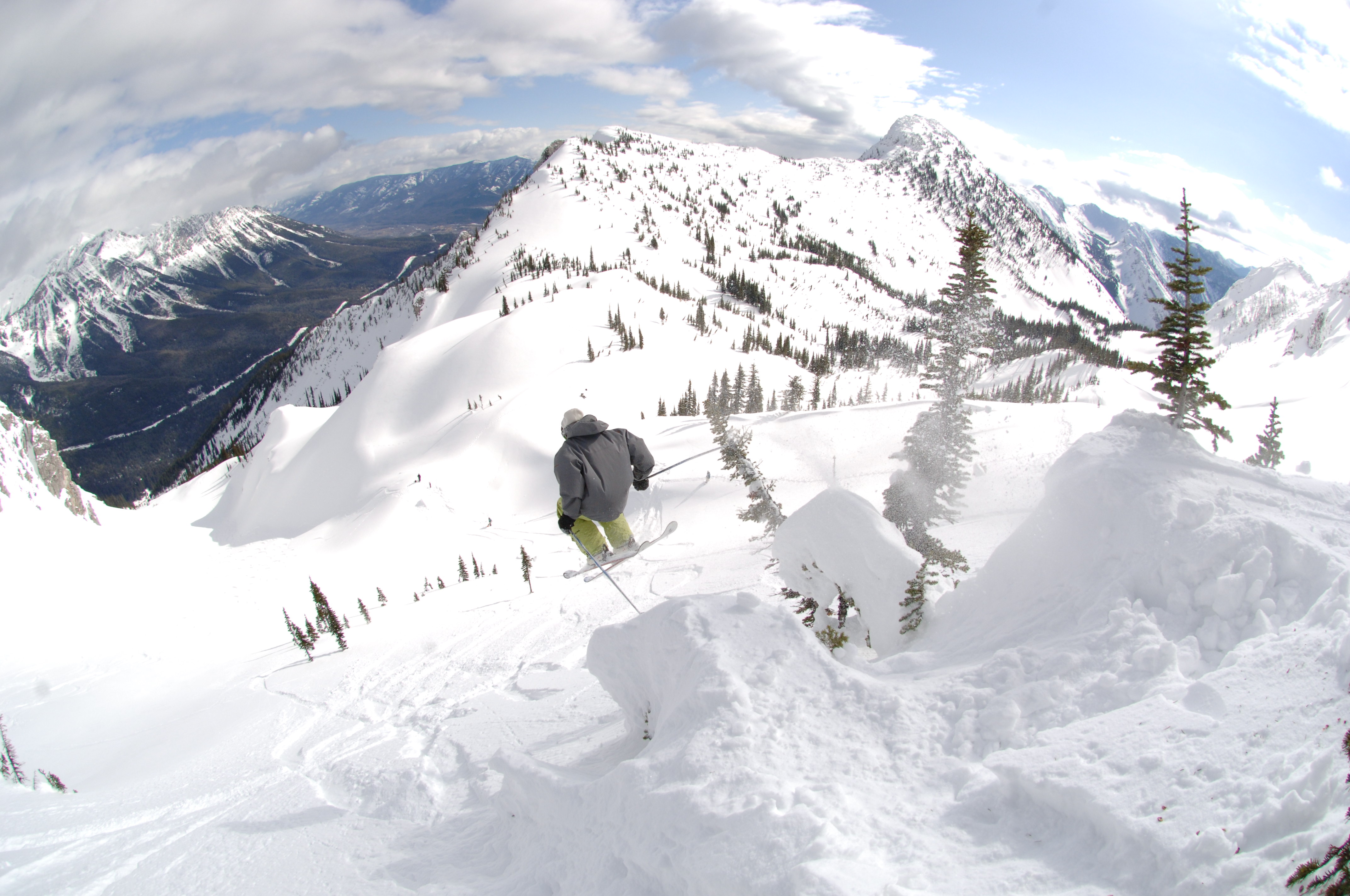 Sending it in Fernie Bacountry