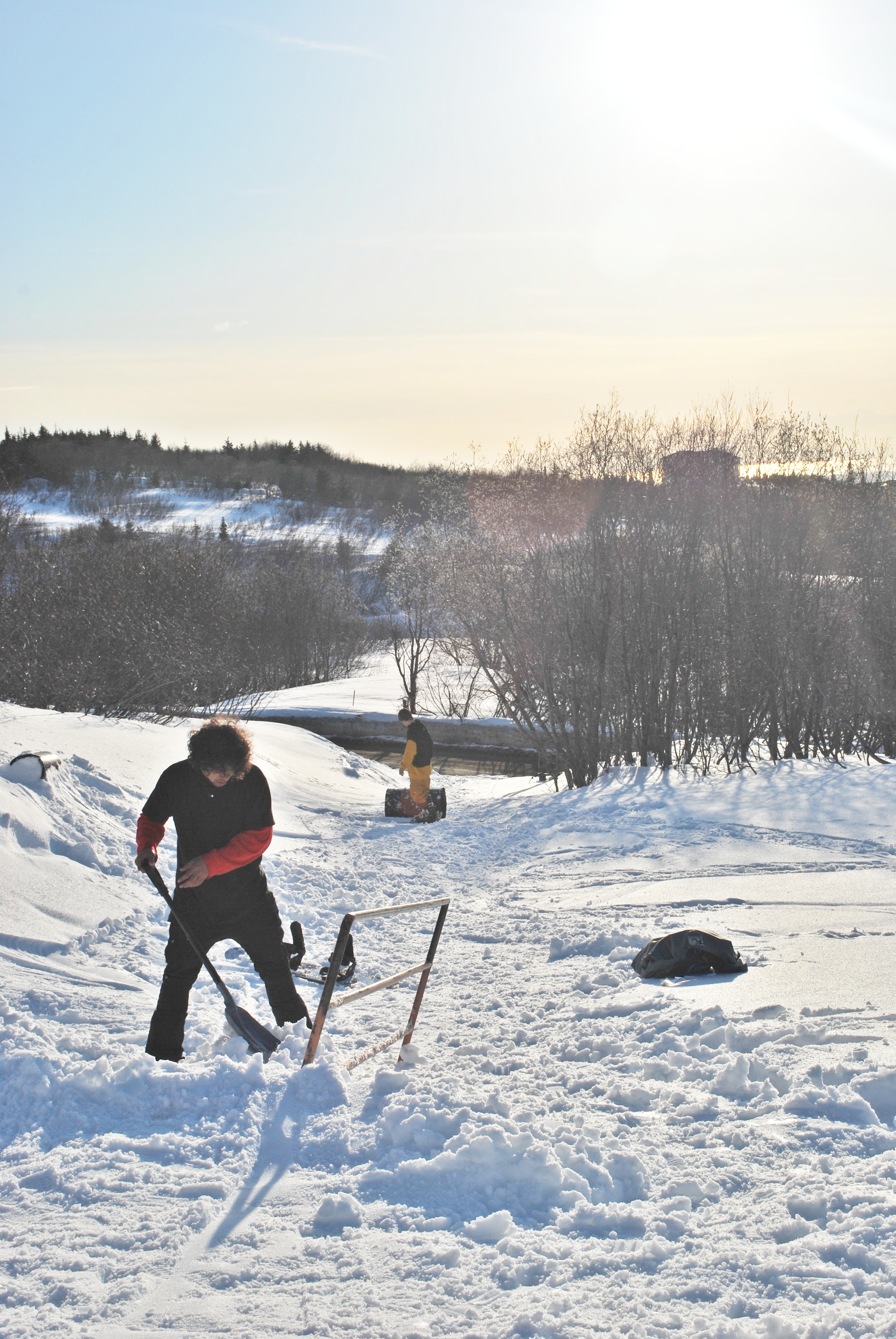 Settin up a rail at flattop