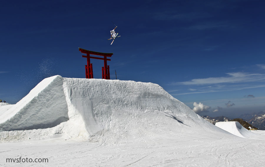 Shooting at Les 2 Alpes