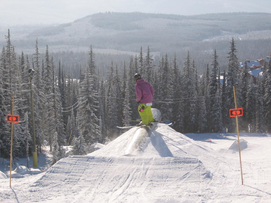 Shooting the cannon jib