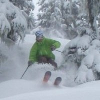 Shreddin pow in whistler