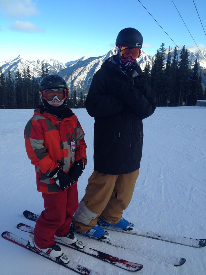 Shredding with my bro
