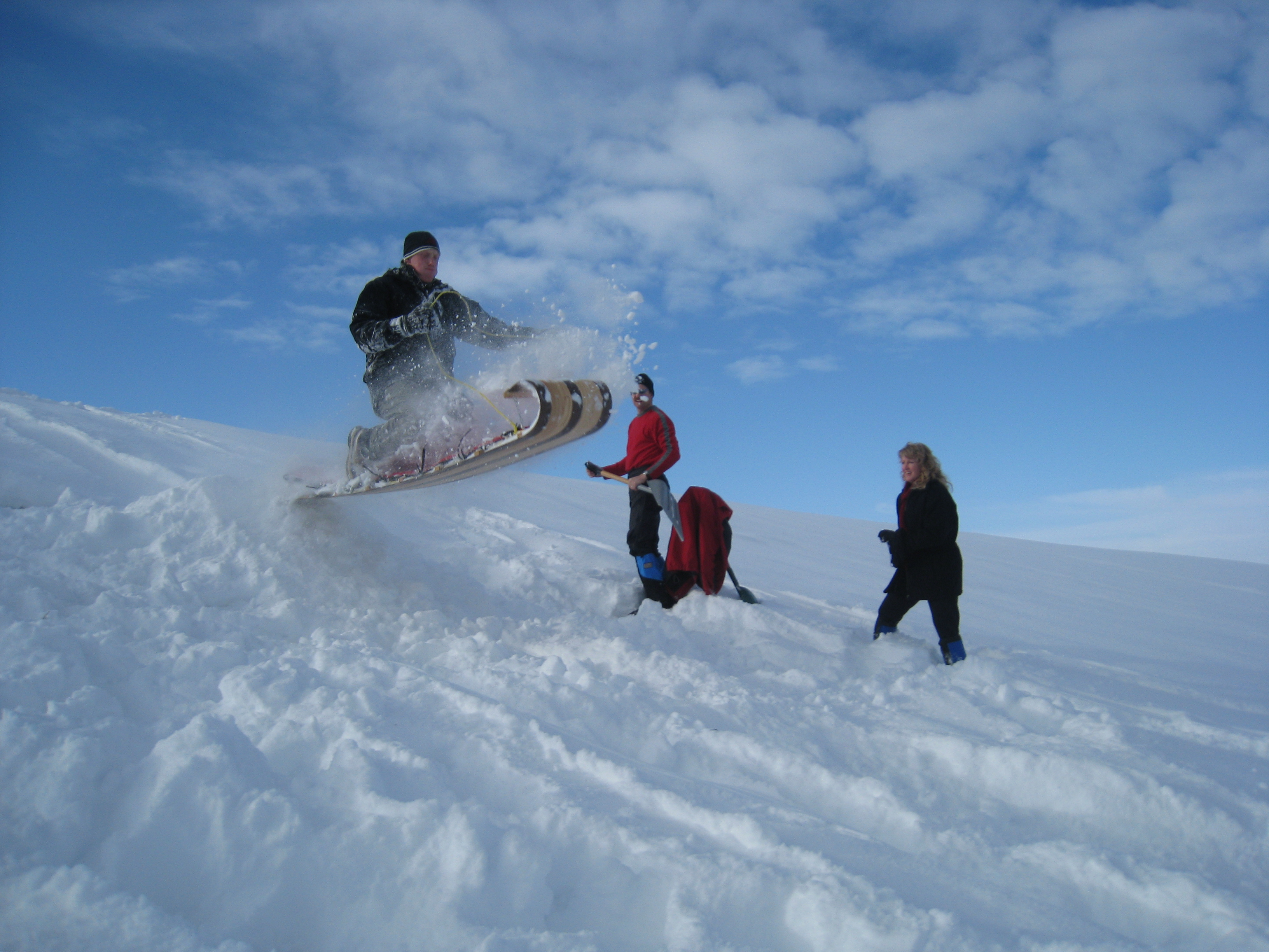 Shredding with the sleds